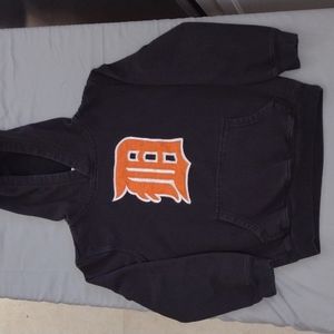 Boys Detroit Tigers Hoodie made by Outer Stuff size Medium (10-12)